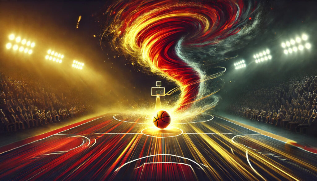 cyclone on basketball court
